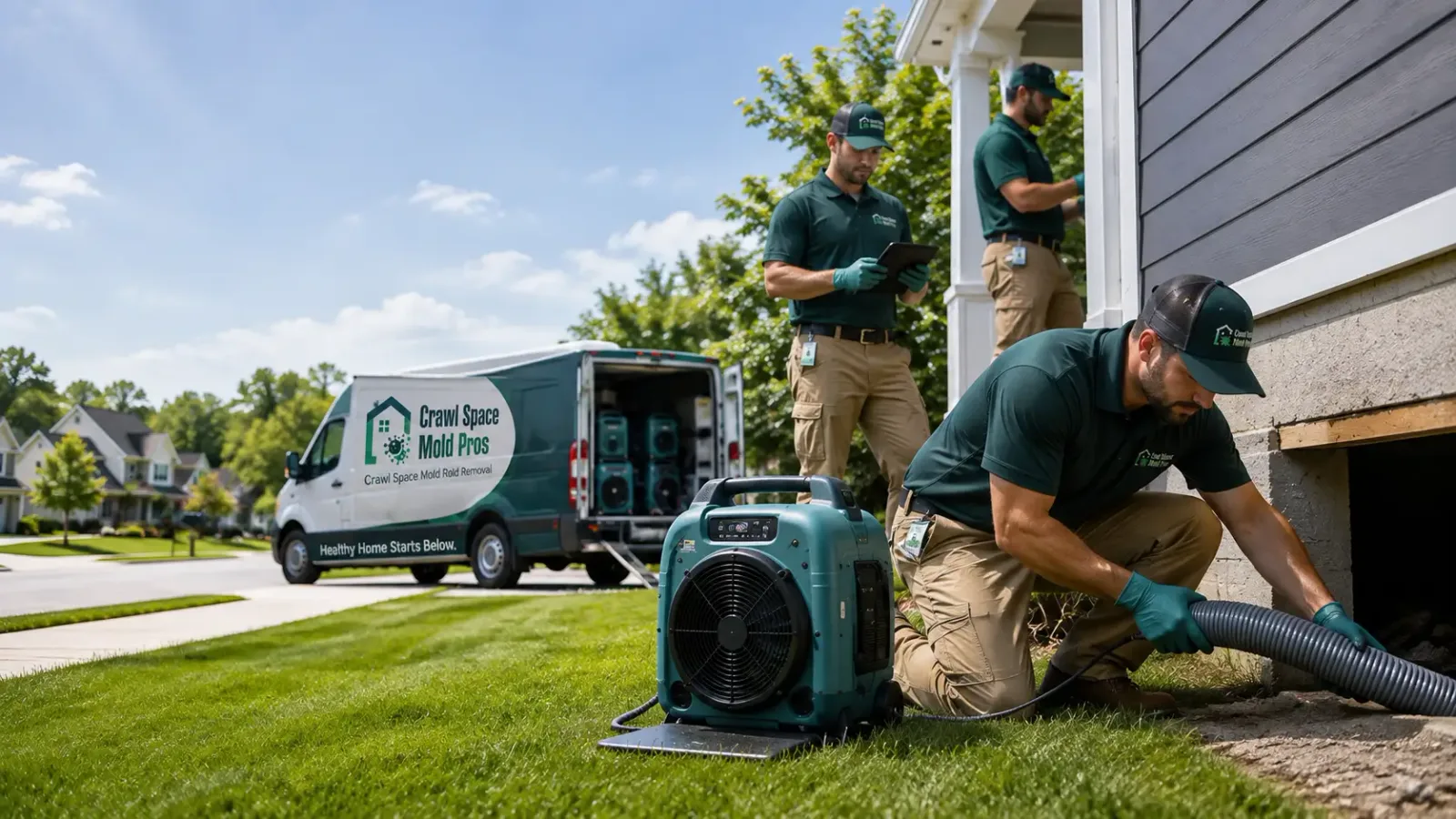 Crawl Space Mold Removal in Gladwin, MI
